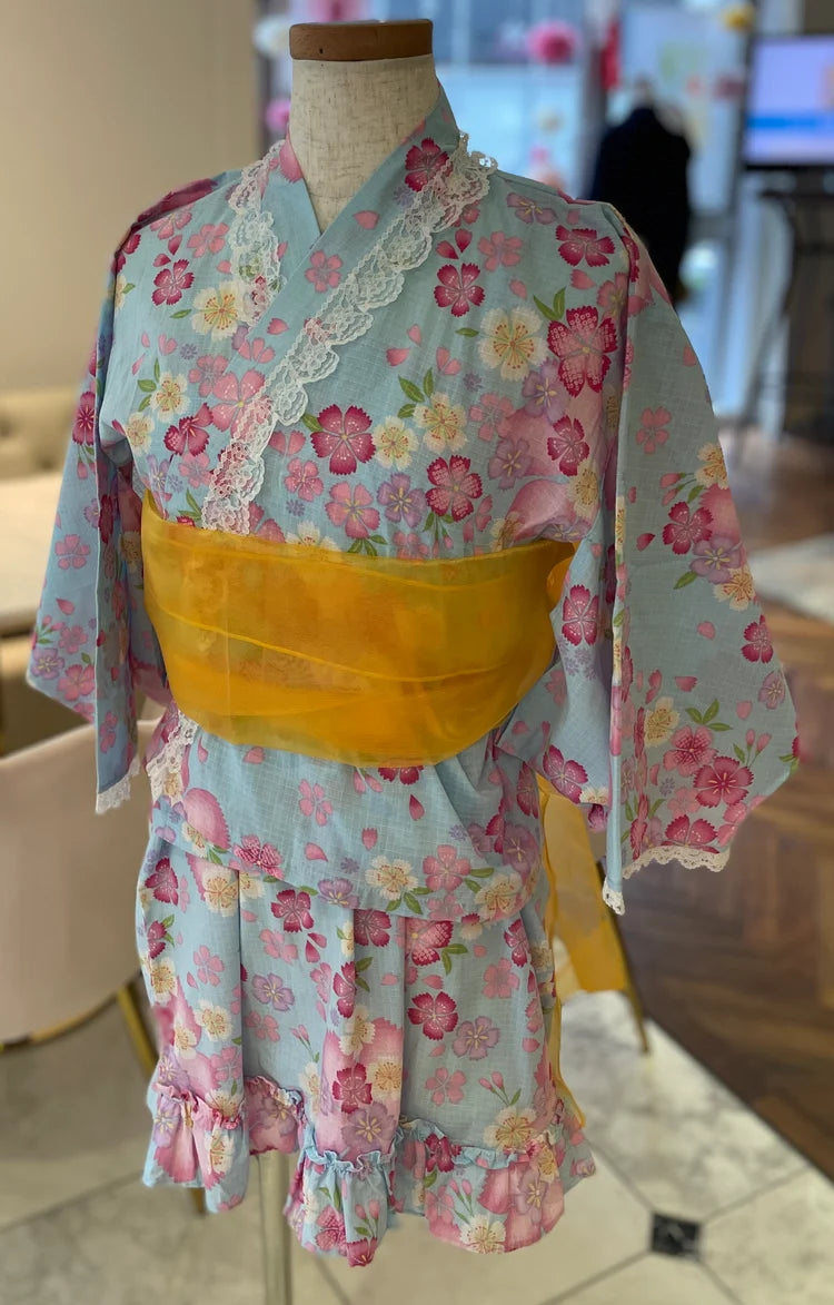 古着浴衣(140cm・セパレートタイプ)