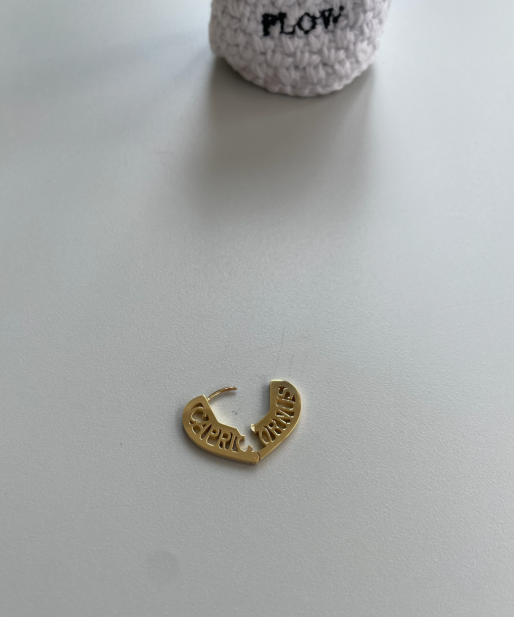 Zodiac Heart Pierce-Capricornus<山羊座>