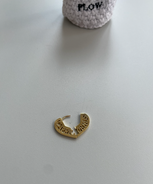 Zodiac Heart Pierce-Capricornus<山羊座>