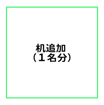 【レンタルスペース・オプション】机(1名分)追加