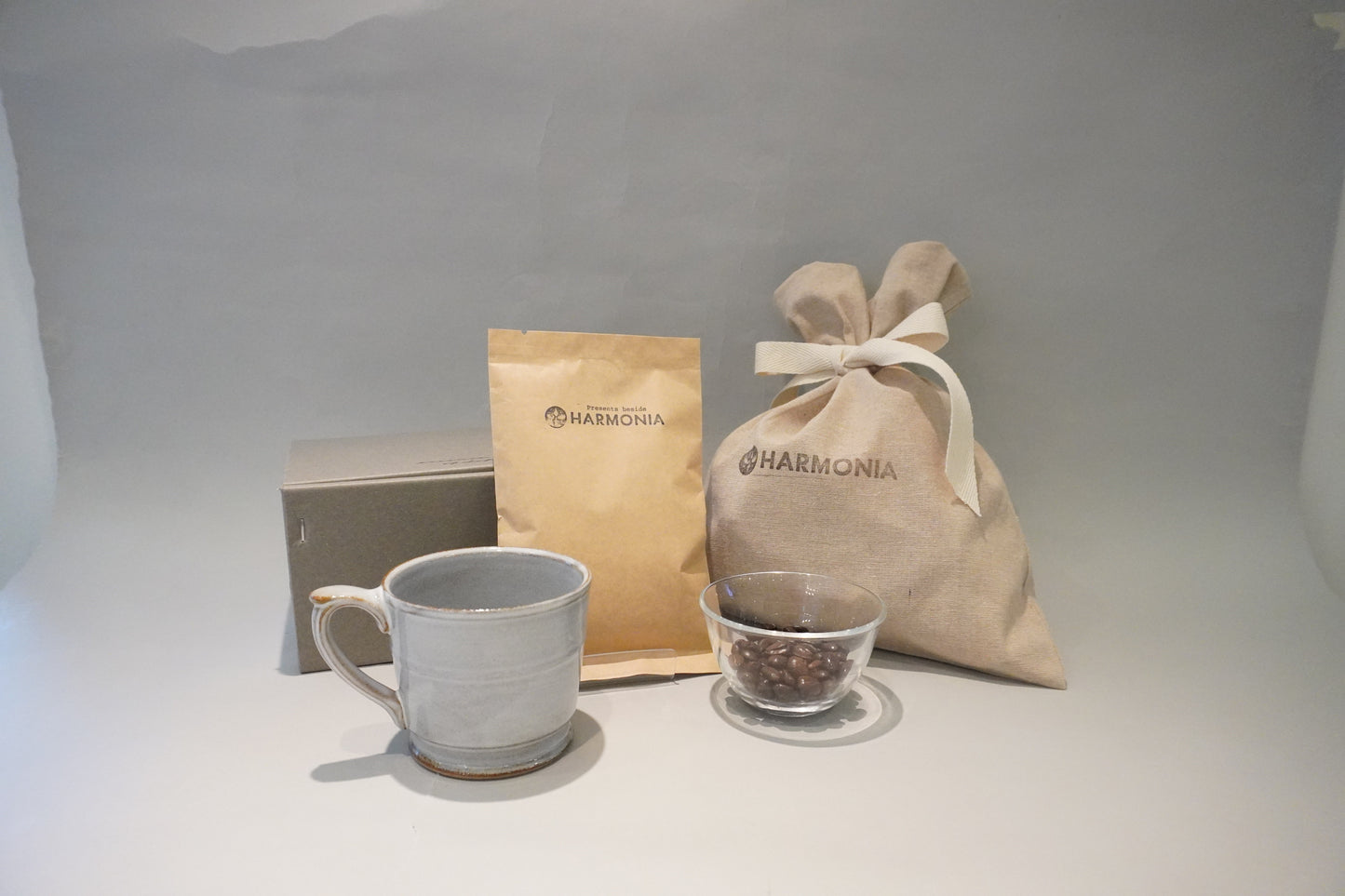 HARMONIAオリジナルコーヒー豆とマグカップ<波佐見焼smith mug>セット