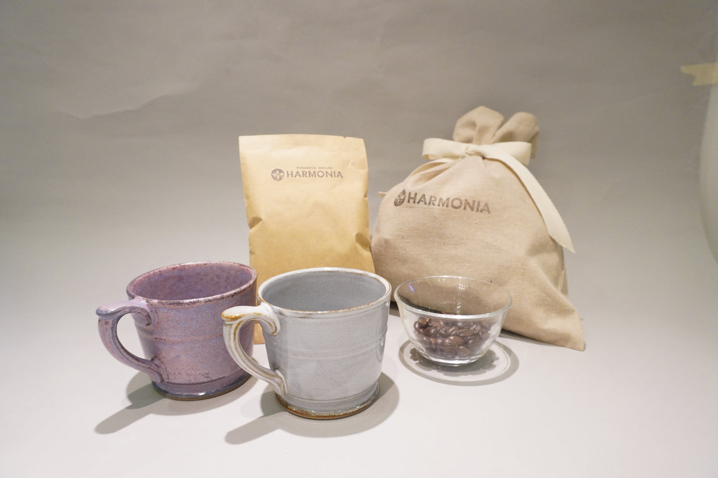 HARMONIAオリジナルコーヒー豆とマグカップ<波佐見焼smith mugペア>セット
