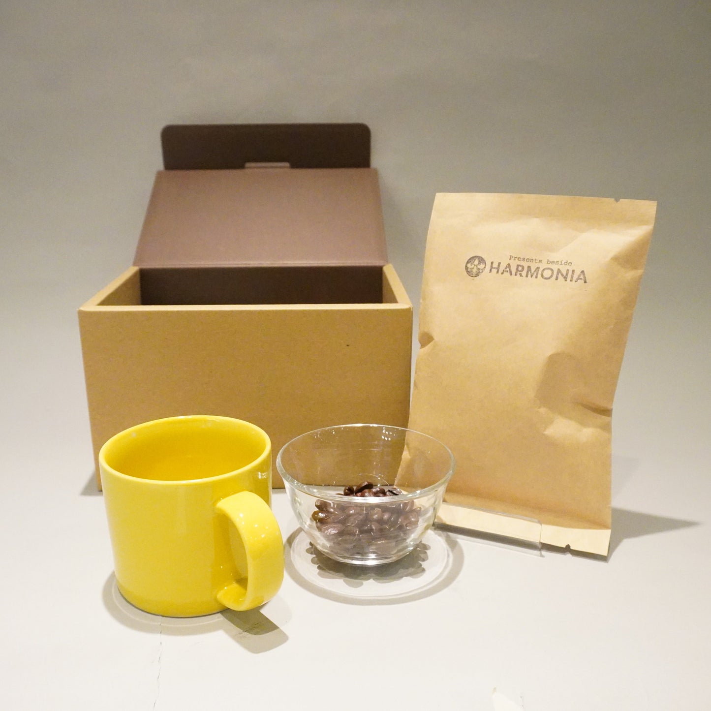 HARMONIAオリジナルコーヒー豆とマグカップ<波佐見焼mug250>セット