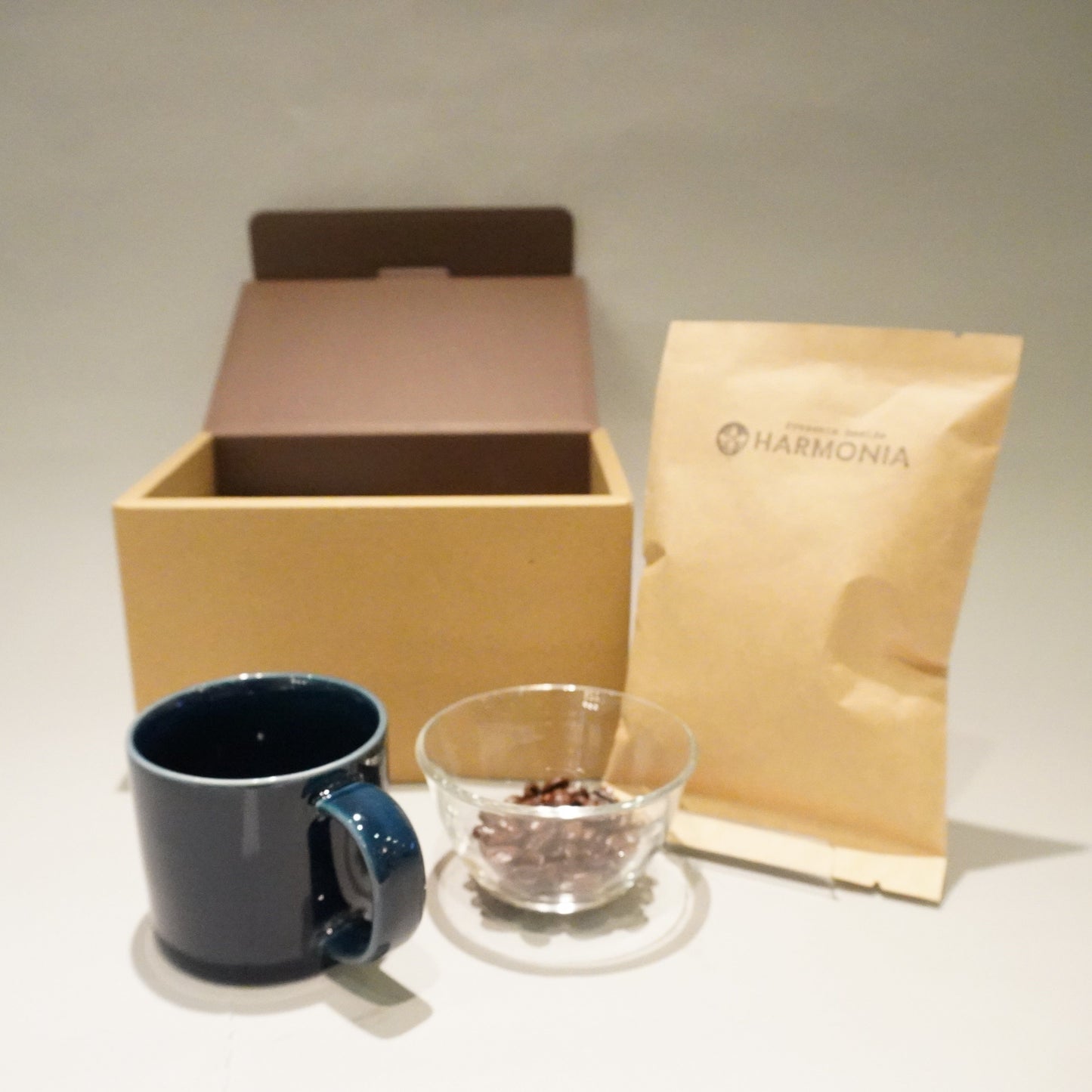 HARMONIAオリジナルコーヒー豆とマグカップ<波佐見焼mug250>セット