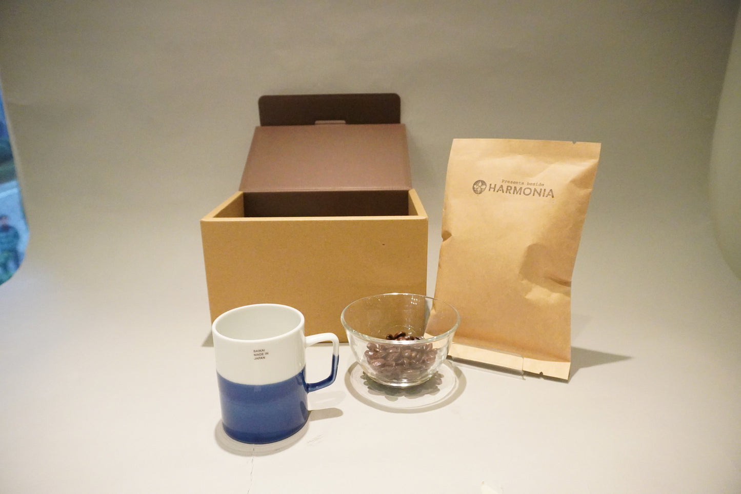 HARMONIAオリジナルコーヒー豆とマグカップ<波佐見焼dipマグ>セット