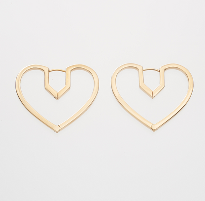 Hug Heart Hoop Pierce M