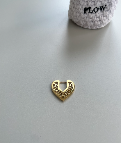 Zodiac Heart Pierce-Aquarius＜水瓶座＞