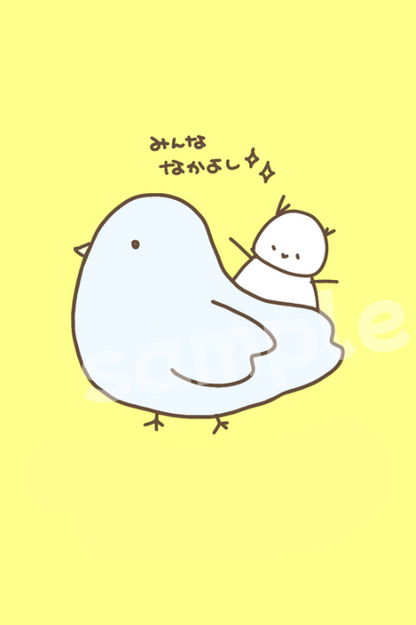 ＜受注アイテム＞ヴィヴィくんとへいわてん：Tシャツ（ハト）