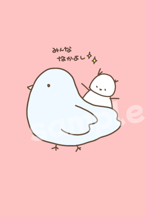 ＜受注アイテム＞ヴィヴィくんとへいわてん：Tシャツ（ハト）