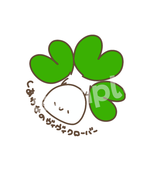 ＜受注アイテム＞ヴィヴィくんとへいわてん：Tシャツ（クローバー）