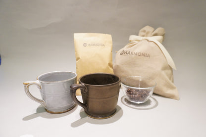 HARMONIAオリジナルコーヒー豆とマグカップ＜波佐見焼smith mugペア＞セット