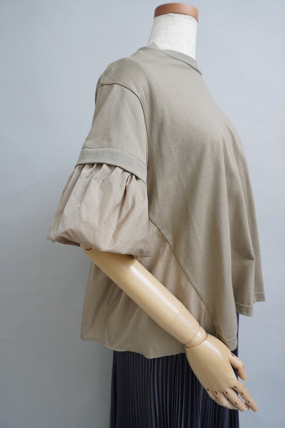 布帛切替Tシャツ