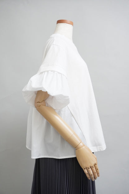 布帛切替Tシャツ