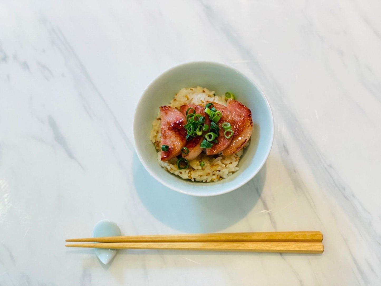 夜限定・雲仙ハムのミニ丼